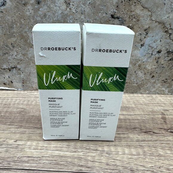 Lot Of 2 Dr Roebucks Uluru Purifying Mask 1.69 Fl. Oz/50ml - Picture 1 of 9